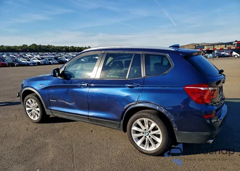 2017 BMW X3 xDrive28I z USA, uszkodzony, nr VIN 5UXWX9C34H0T19444